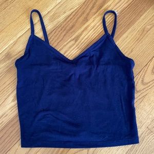 Navy blue tank top